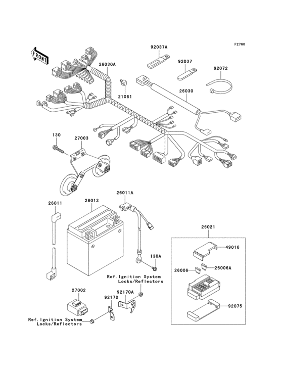 Chassis electrical equipment