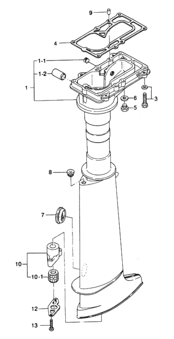 Drive shaft housing