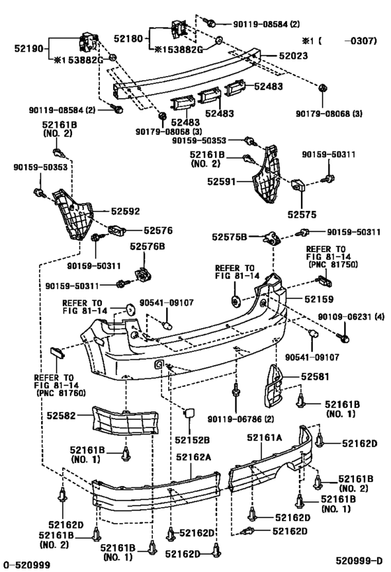 Rear Bumper & Bumper Stay