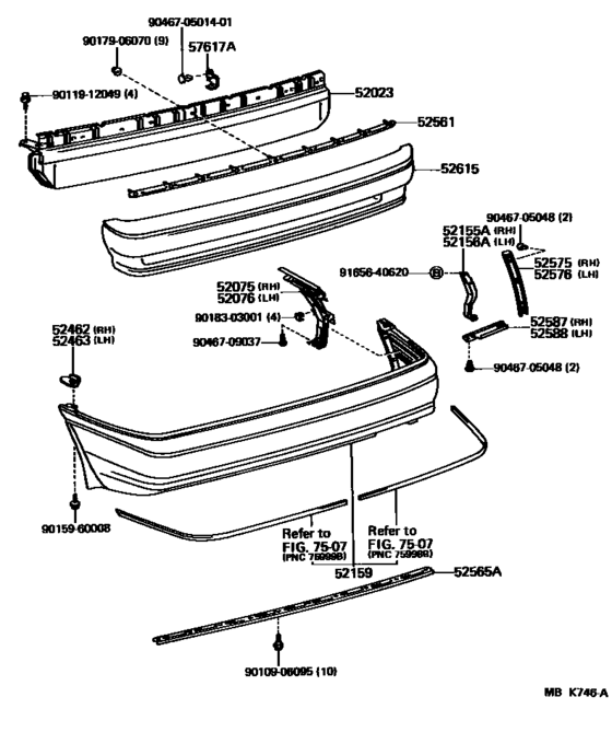 Rear Bumper & Bumper Stay