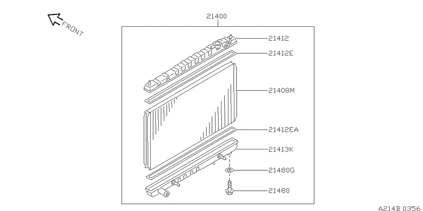 Radiator, shroud & fitting