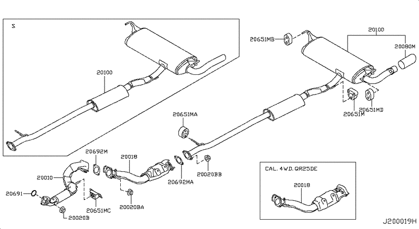 Exhaust tube & muffler