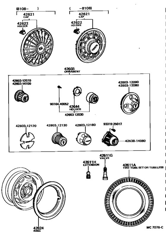 Disc Wheel & Wheel Cap