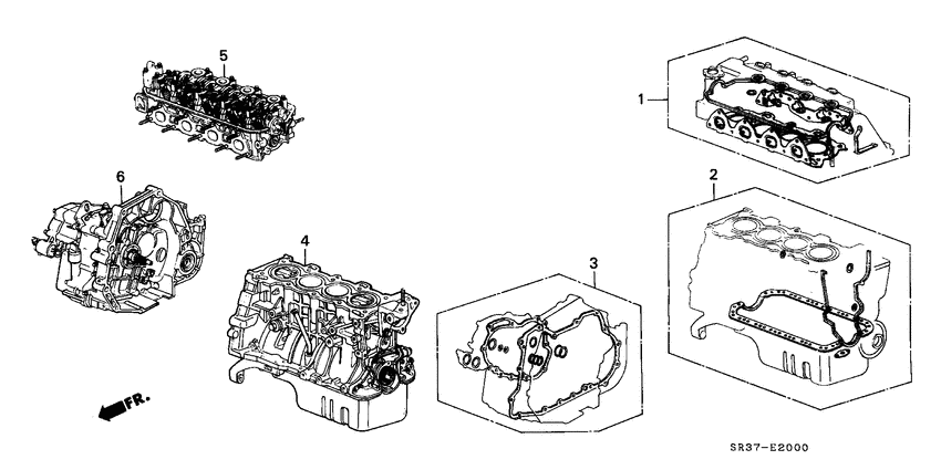 Gasket kit/ transmission assy.