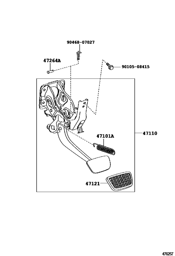 Brake Pedal & Bracket