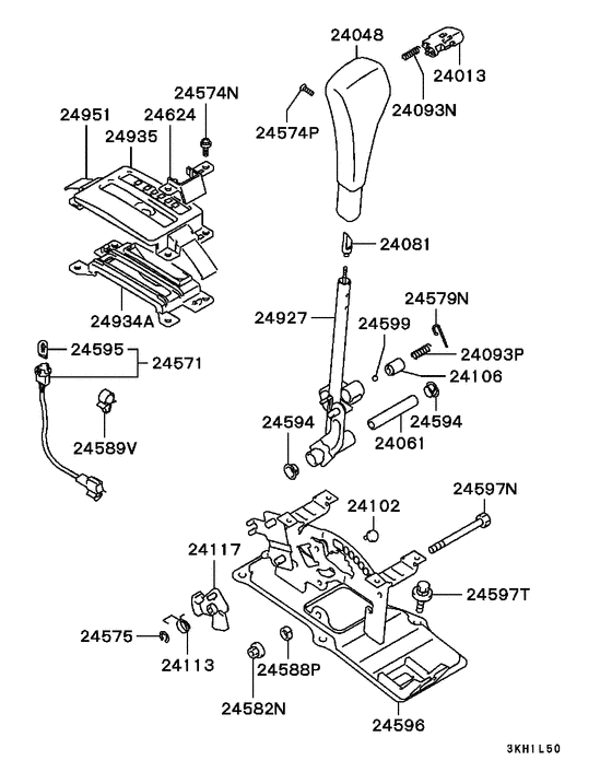A/t floor shift linkage