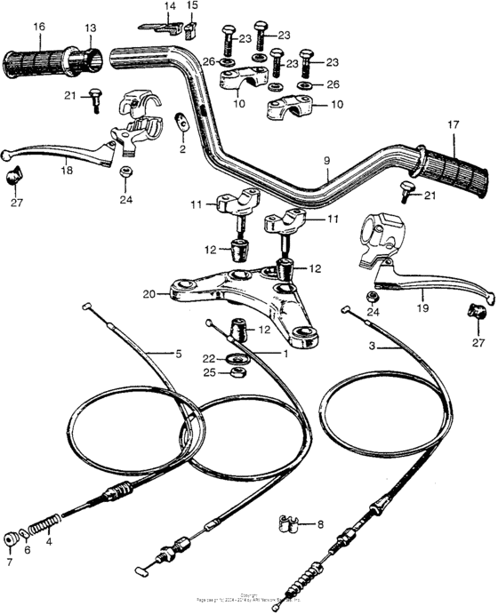 Ca175 handlebar