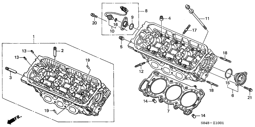 Front cylinder head