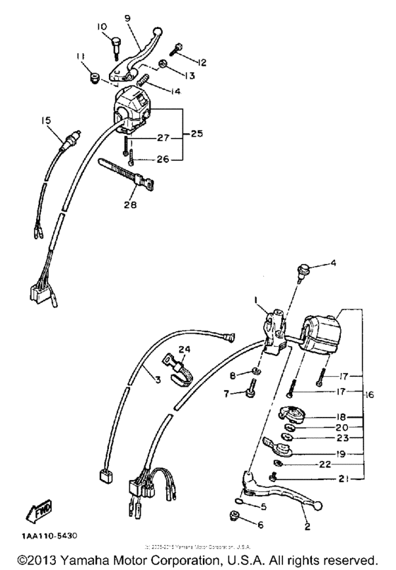 Handle switch & lever