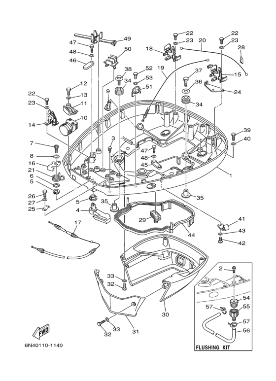 Bottom cowling