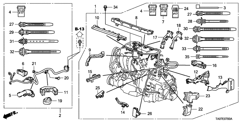 Engine wire harness