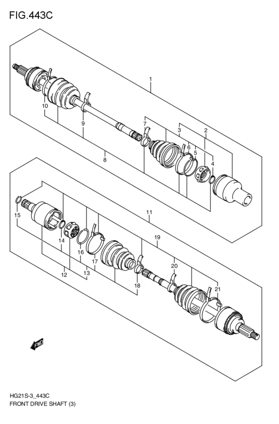 front-drive shaft