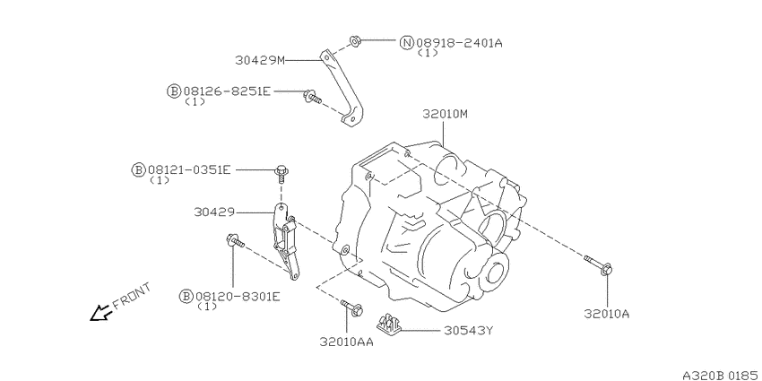Manual transmission, transaxle & fitting