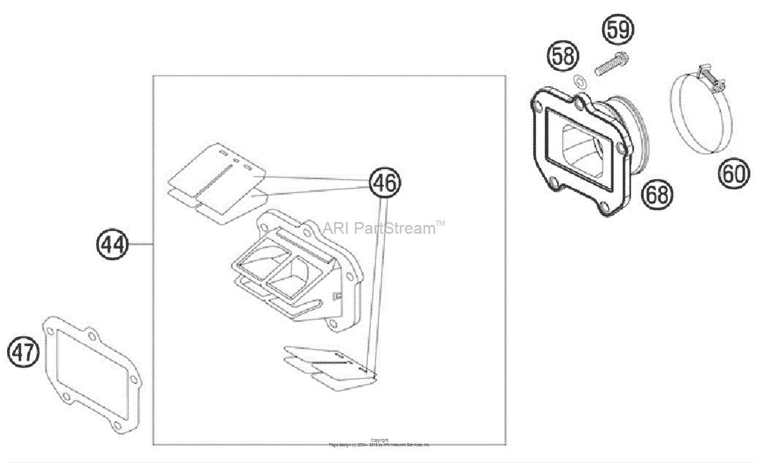Reed Valve Case
