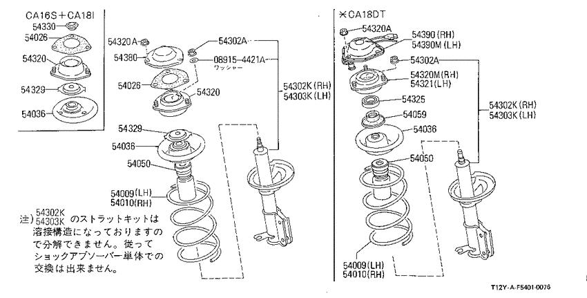 Front suspension