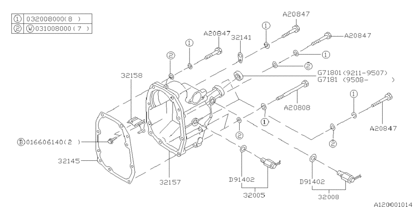 Mt, rear case