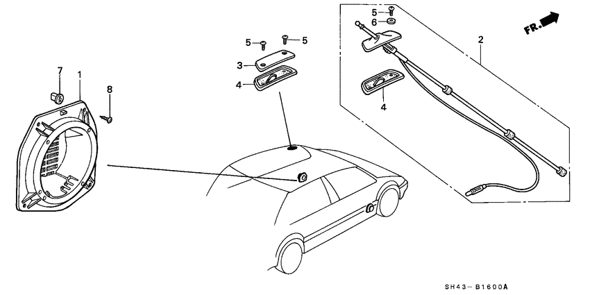 Speaker seal bracket