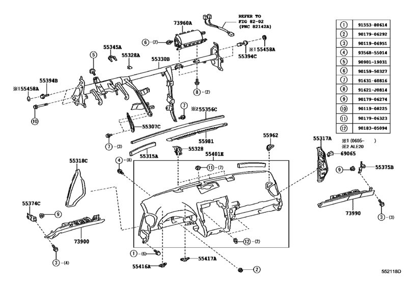 Instrument Panel & Glove Compartment