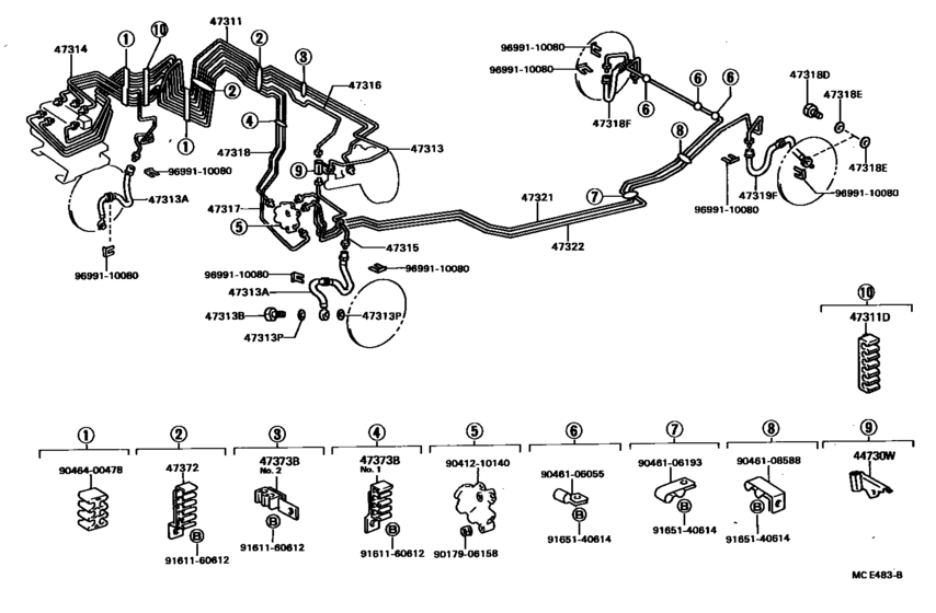 Brake Tube & Clamp