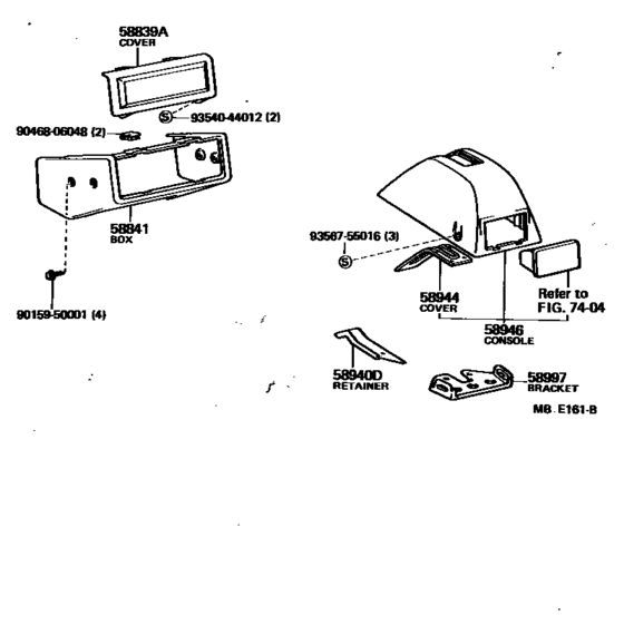 Console Box & Bracket