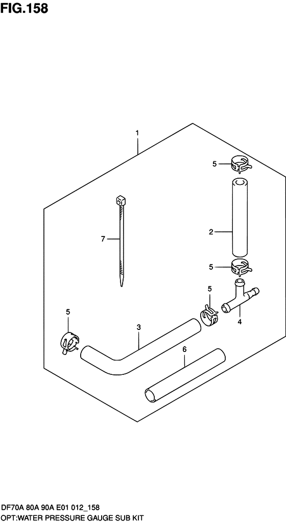Opt:water pressure gauge sub kit