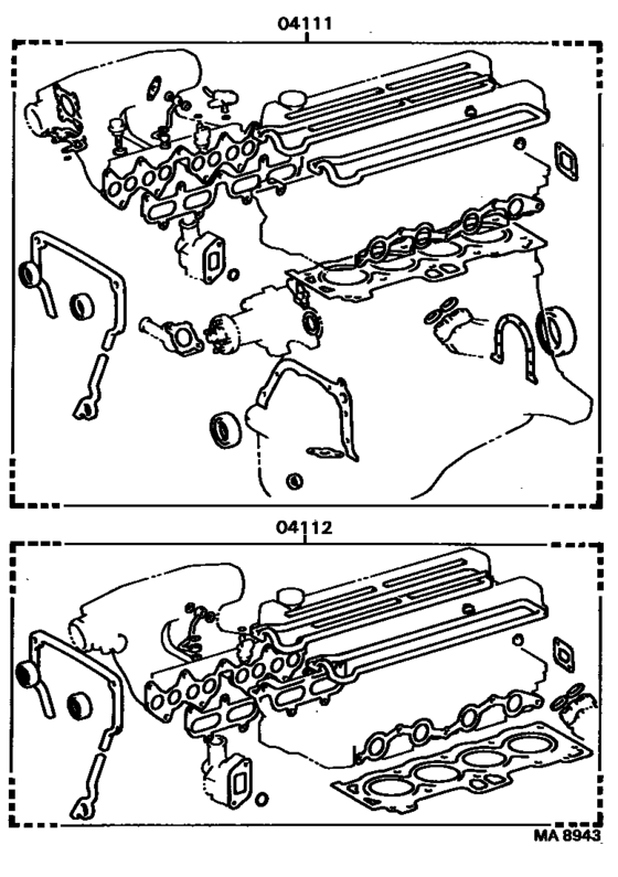 Engine Overhaul Gasket Kit