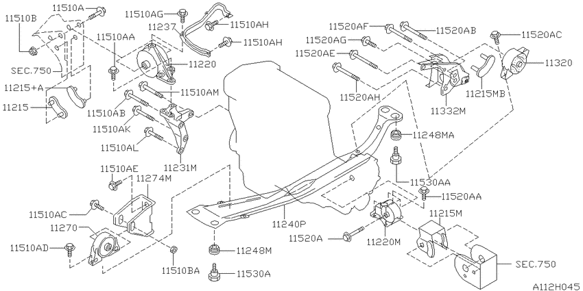 Engine & transmission   mounting