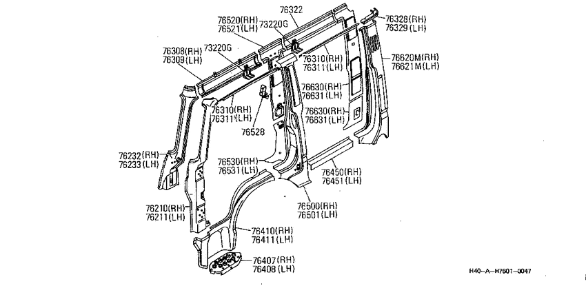 Body side panel