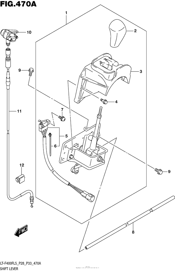 Shift Lever (Lt-F400Fl5 P28)