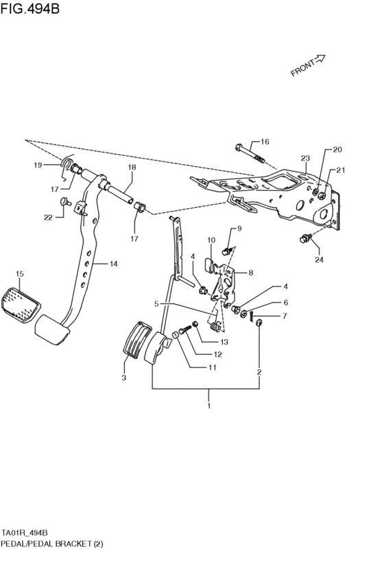 pedal / pedal bracket