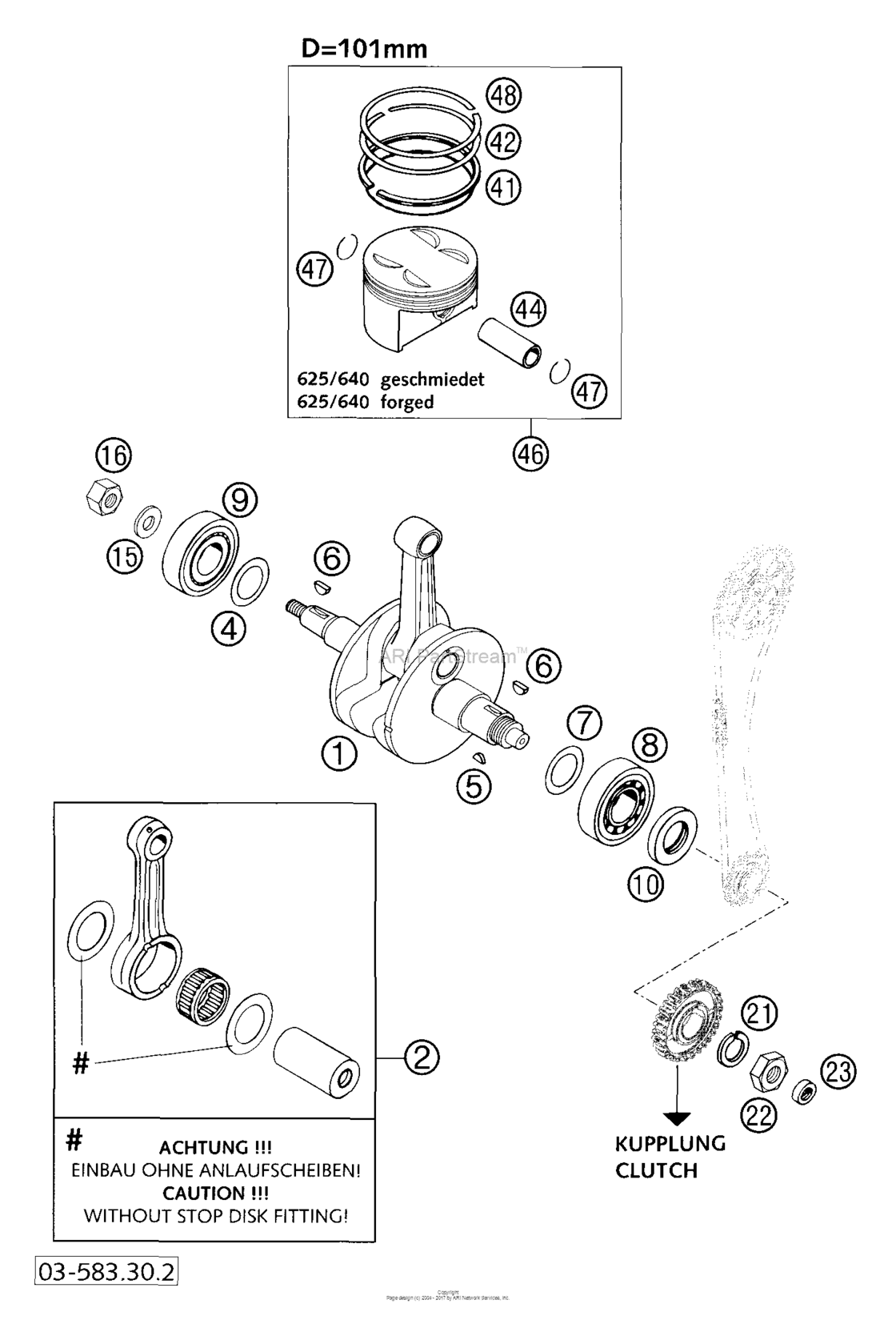 Crankshaft, Piston