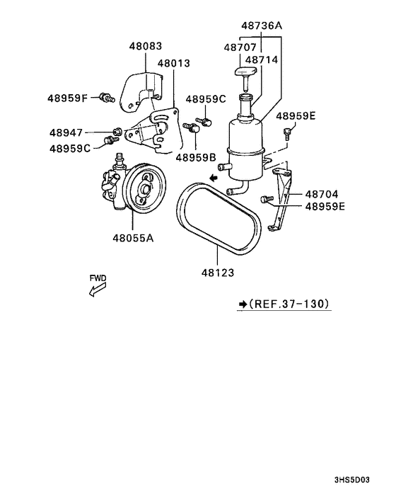 Power steering oil pump