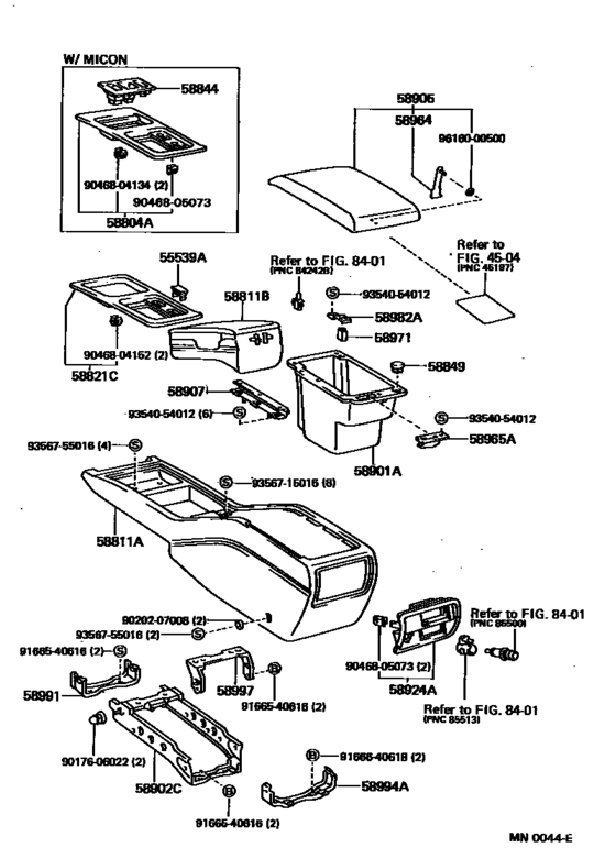 Console Box & Bracket