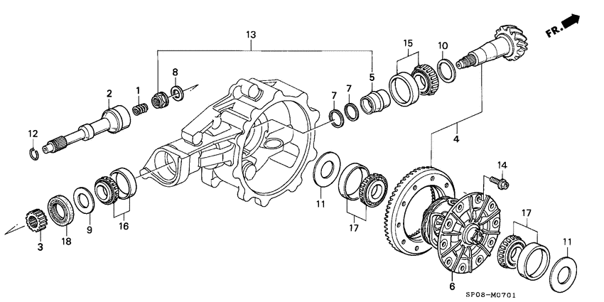 Differential gear