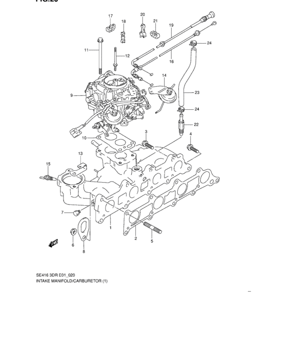 Intake manifold and carburetor