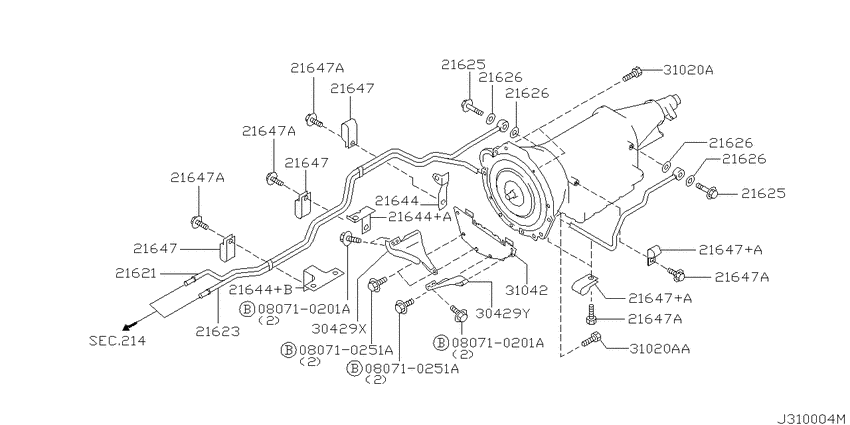 Auto transmission,transaxle & fitting