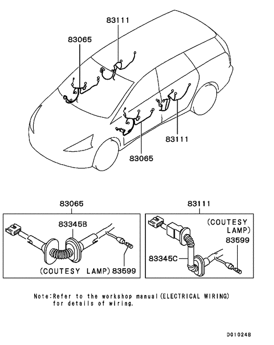 Wiring & attaching parts