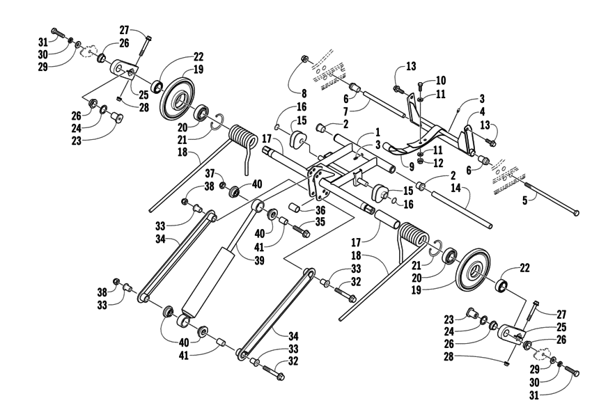 Rear Suspension Rear Arm Assembly