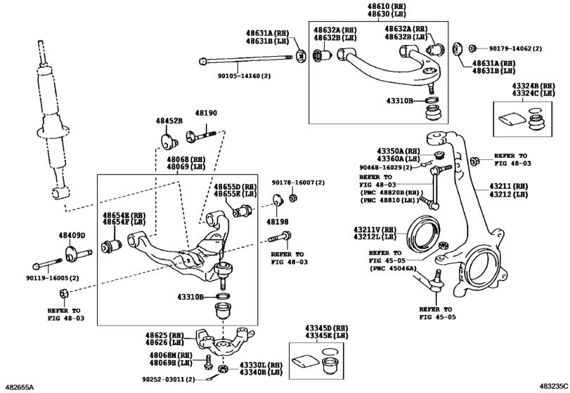 Front Axle Arm & Steering Knuckle