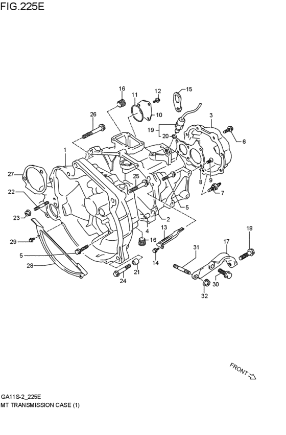 mt - transmission case