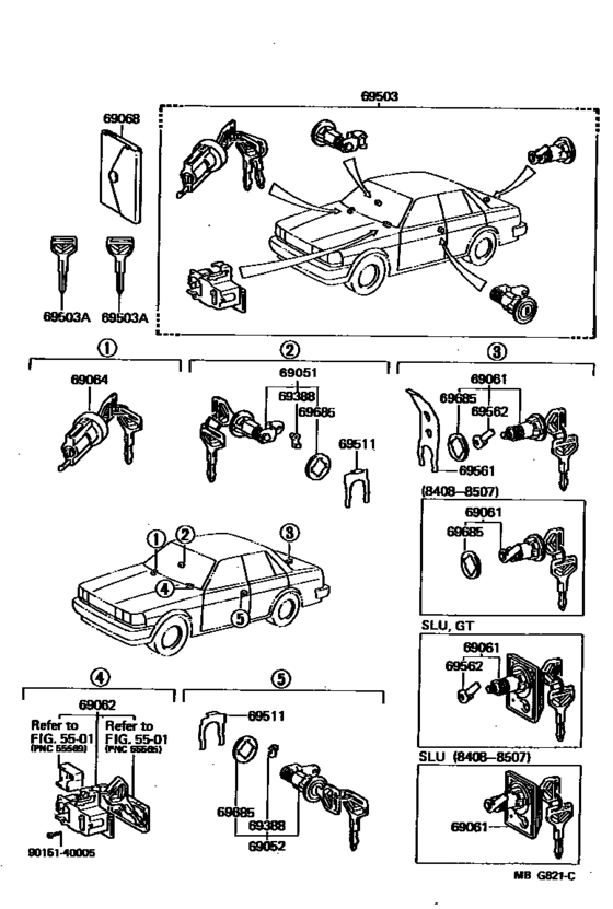 Lock Cylinder Set
