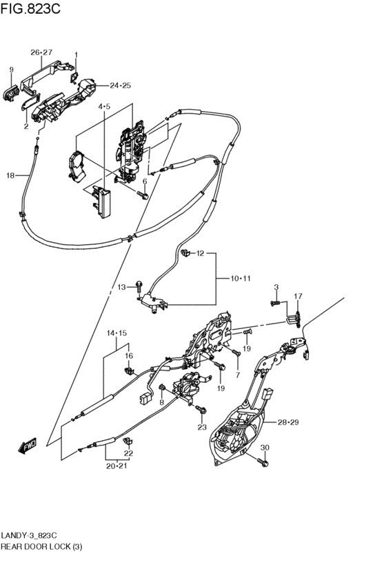 rear door lock