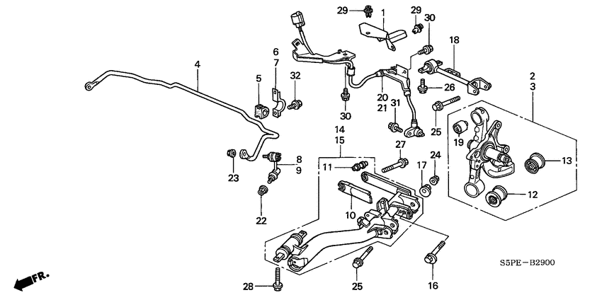 Rear lower arm