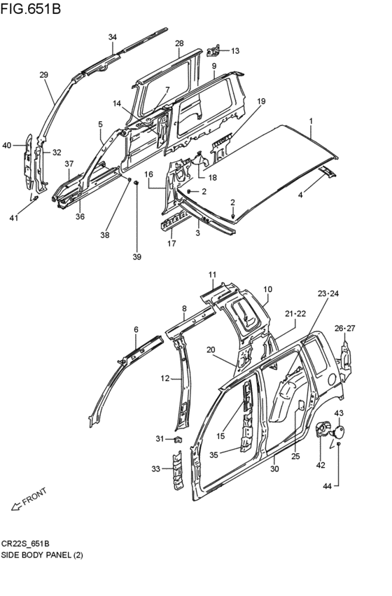 side body panel
