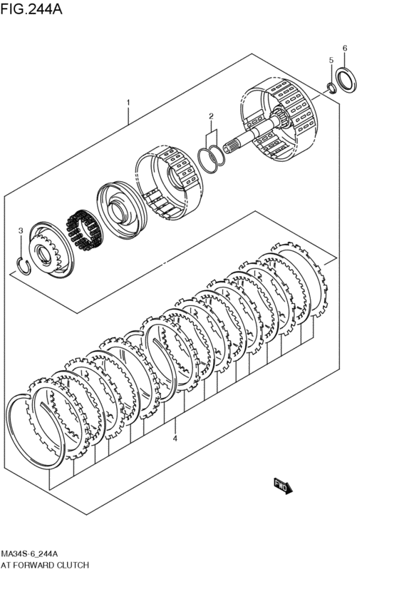 at - forward clutch
