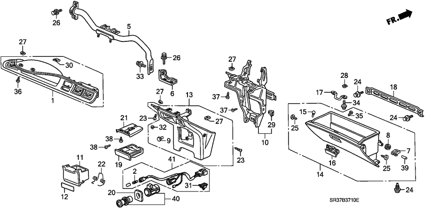Instrument panel garnish