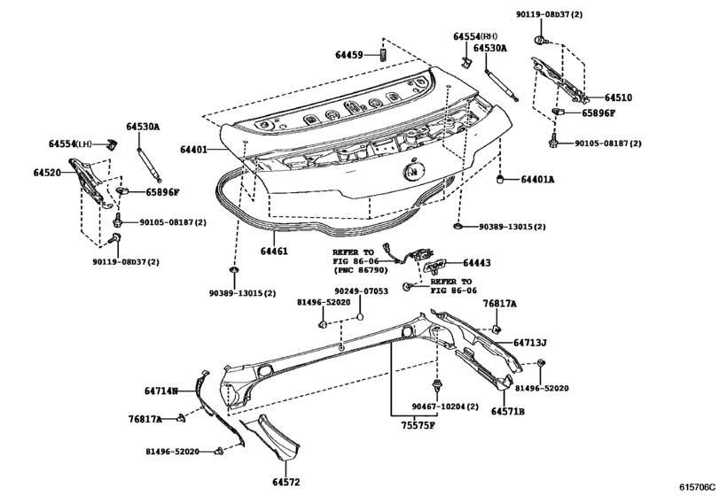 Luggage Compartment Door & Lock
