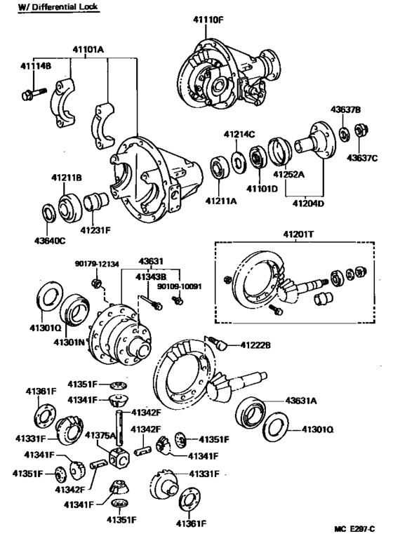 Front Axle Housing & Differential