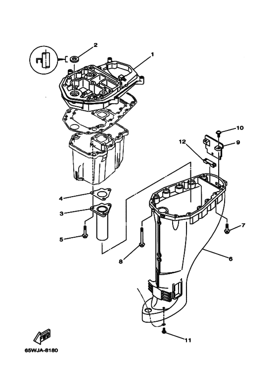 Upper casing