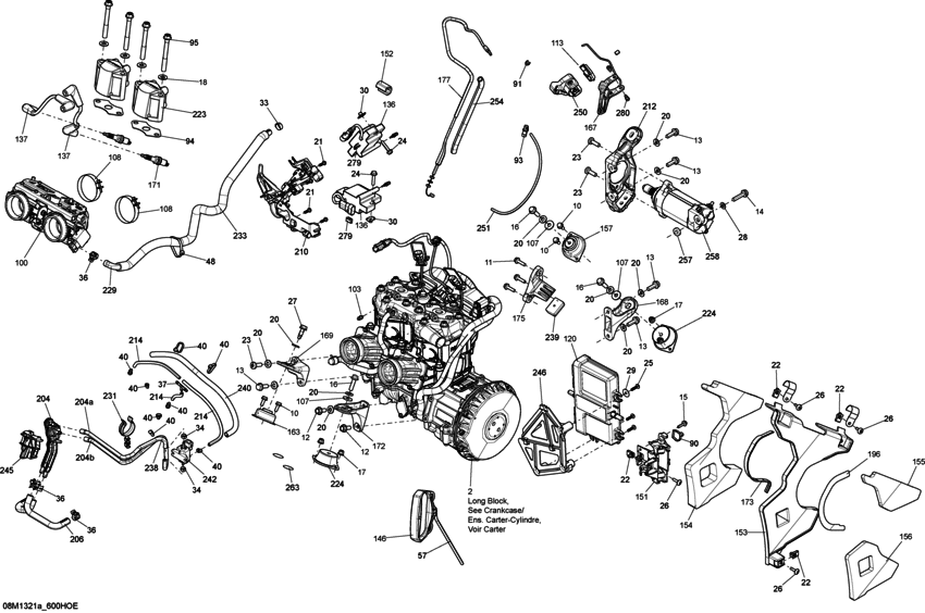01- Engine And Engine Support 600